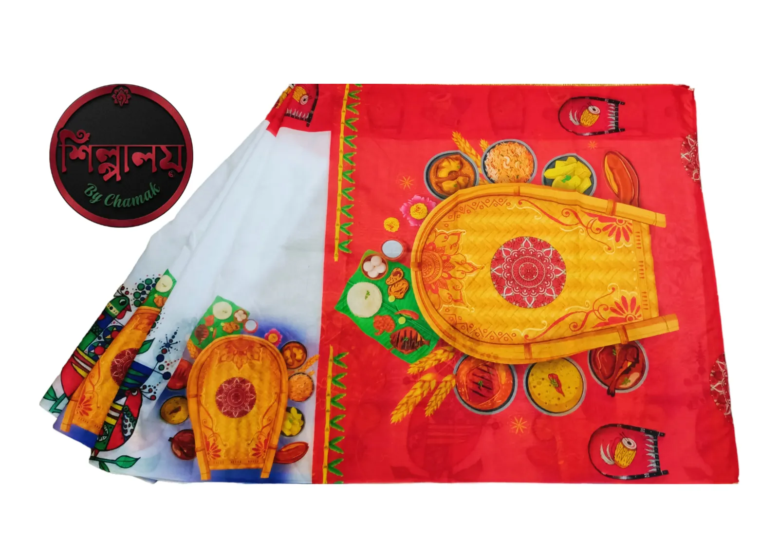 Chanderi Silk Saree hover